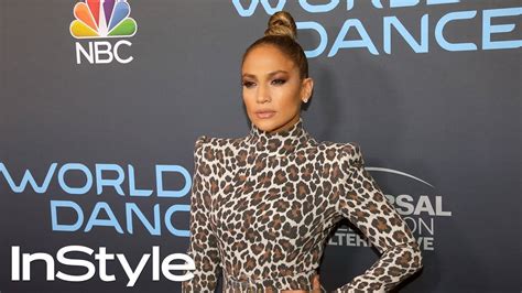 Jennifer Lopez's Sleek Top Knot Hair Tutorial .